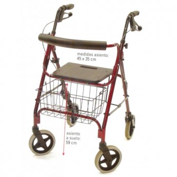 Andador plegable Rollator