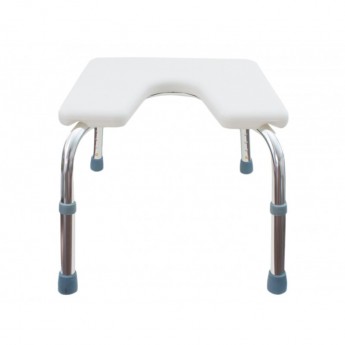 Taburete con asiento en forma de "U"