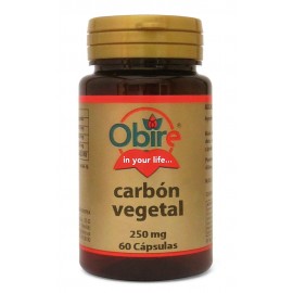 Carbón vegetal 250 mg 60 cápsulas