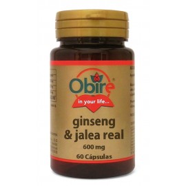 Ginseng + Jalea Real 600 mg 60 cápsulas